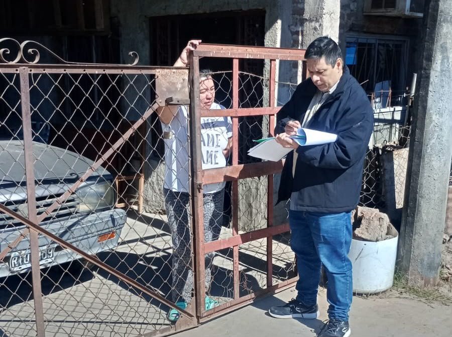El IPDUV comenzó el relevamiento en el Barrio 10 de Mayo para que los vecinos tengan "la tranquilidad del título de propiedad"