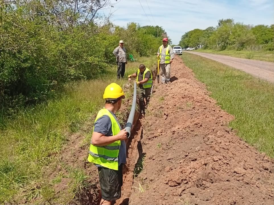 Sameep extiende la red de agua potable en el Lote 7 de Colonias Unidas con 3.400 metros de nuevas cañerías