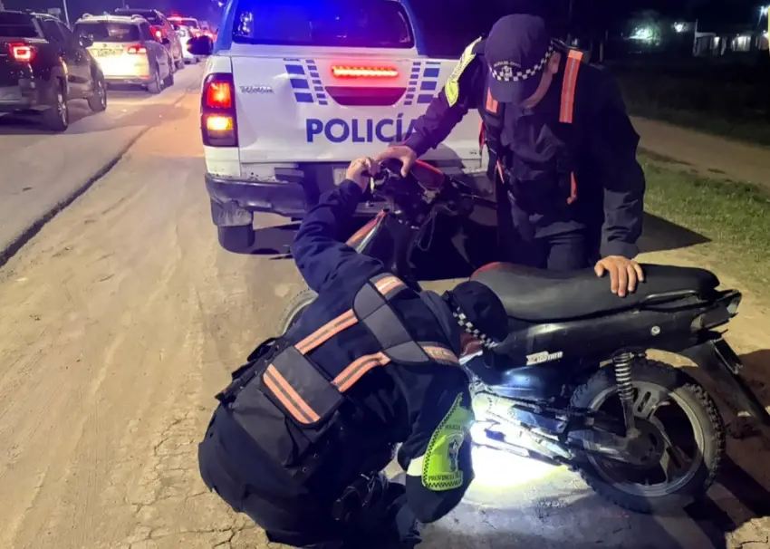 Chaco: 274 operativos en un fin de semana dejaron 47 detenidos y 471 motos secuestradas